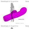 Estimulador flexible de punto G y clitoris con carga USB